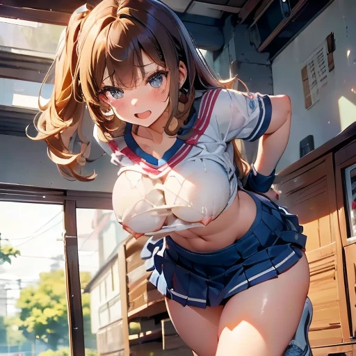 bouncing breasts,lactation,
cheerleader,
1 girl, brown hair,wavy long hair,large breasts,brown eyes,happy,open mouth,(((激しく揺れるmilk,Asymmetric))),(((milk,bound,))),(((母milk,injection))),diffusion,splash,母milk,milk首勃起,milk輪大きめ,Cheerleader,Jumping,Dynamic Angle,Dynamic Pose,