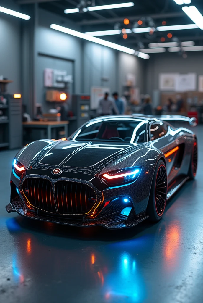 Create a template for the fifth-generation gas components of a vehicle 