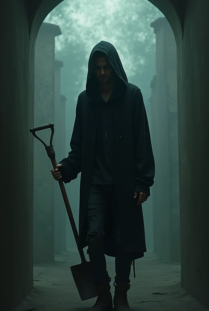 Scp Grim Reaper/Anthony Bram/Guidance to Afterlife
Class:Keter
He appear as Lean build man Indosia-America race with tired eye,black slicked back hair with many scar that wear black hoodie,Black jeans and black t-shirt,and carry a Shovel
He appear to be invicible to human eye,Can talk in many language even scp,Can phasing through wall and object,have extreme Ontokinesis capabily,have ability to control living being soul
He Appear to be laid back,easy going,and calm.he retain humanity as a human he was.
Anthony always know someone death date their cause of death and how much time he left in this world.
He help lost spirit to sleep peacefully
Before becoming grim reaper he was an ordinary 23 years old man named Anthony Bram who work as one day he drives back to his home and got into accident.he died turning his spirit somehow into grim reaper.
Anthony is a Specimen still need a lot of research especially about his ability and Why he come like this
Anthony believe that there is always a good in someone even if they are all mean In the end we will meet in the same demise which is death...quite pesimistic but it is what it is