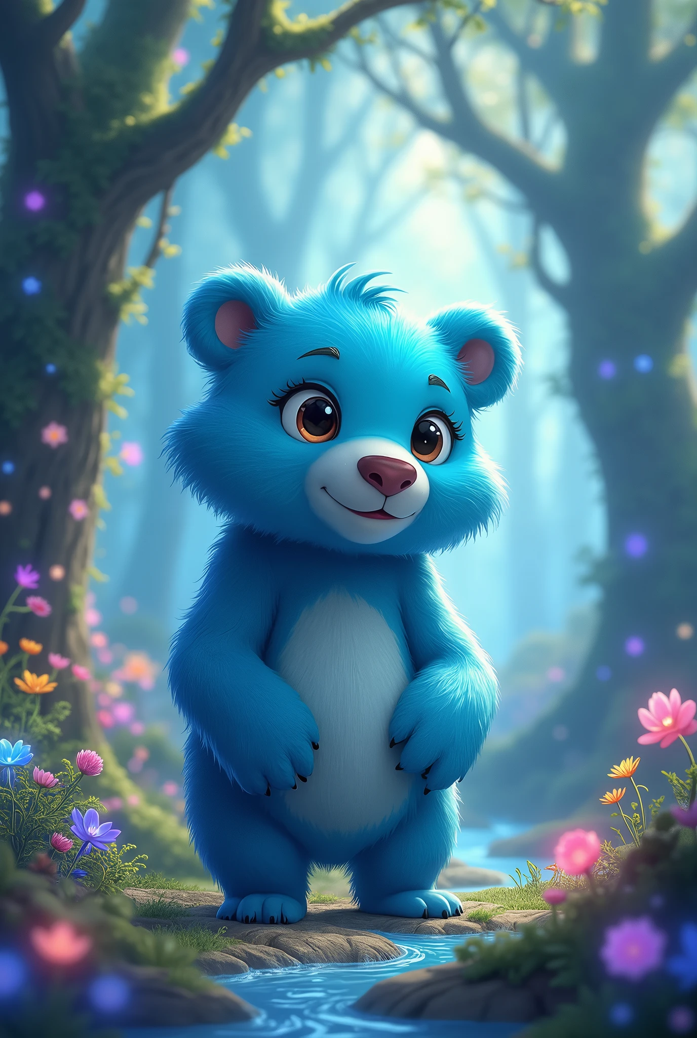 shiquanjie, furry, blue bear