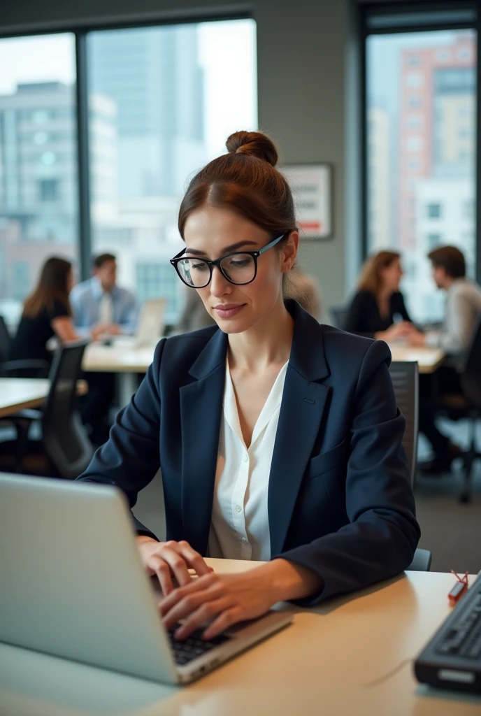 A job woman working
