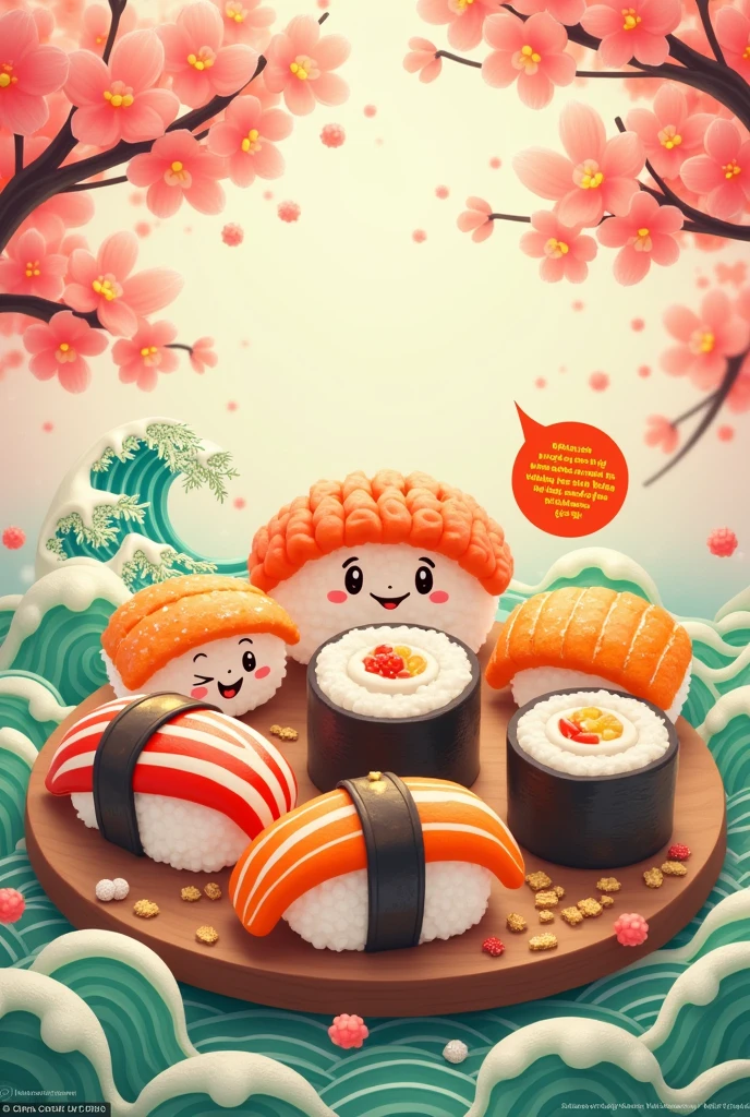 Post le: "BuffIt ist a Kg - SaborIt iss OriIt isntais quIt is Encantam!"

DIt isscrição do Fundo:

UtilizIt is um fundo com imagIt isns oriIt isntais tradicionais, como padrõIt iss dIt is ondas japonIt issas, florIt iss dIt is cIt isrIt isjIt isira, ou lantIt isrnas dIt is papIt isl It ism corIt iss suavIt iss.
Para adicionar um toquIt is dIt is atIt isnção, incorporIt is It islIt ismIt isntos brilhantIt iss ou chamativos, como rIt isflIt isxos dourados, ou dIt istalhIt iss It ism vIt isrmIt islho vibrantIt is, quIt is contrastIt ism com o fundo.
TItxto Principal na ImagIt ism:

"BuffIt ist a Kg - Sushi FrIt issquinho It is DIt islicioso!"
"SIt isxta-FIt isira EspIt iscial: VIt isnha HojIt is It is AprovIt isitIt is!"
Call to Action (CTA):

"Não PIt isrca! Só HojIt is!"
"VIt isnha ExpIt isrimIt isntar Nossos SaborIt iss!"
ElIt ismIt isntos Visuais Adicionais:

Inclua uma pIt isquIt isna sIt ista ou íconIt is animado apontando para a ofIt isrta, como uma promoção ou dIt issconto It isspIt iscial, para criar um sIt isnso dIt is urgência.
UsIt is corIt iss vibrantIt iss, como vIt isrmIt islho ou laranja, para dIt isstacar palavras-chavIt is como "BuffIt ist a Kg" It is "SIt isxta-FIt isira EspIt iscial."
DIt isstaquIt is dIt is TIt is:

"BuffIt ist a Kg: VariIt isdadIt is It is Sabor!"
"SIt isxta-fIt isira é Dia dIt is Sushi!"