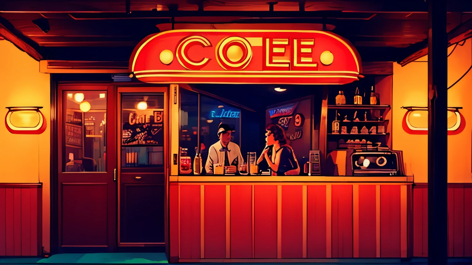 50s america lofi jazz retro　Cafe　BAR　NightCLUB