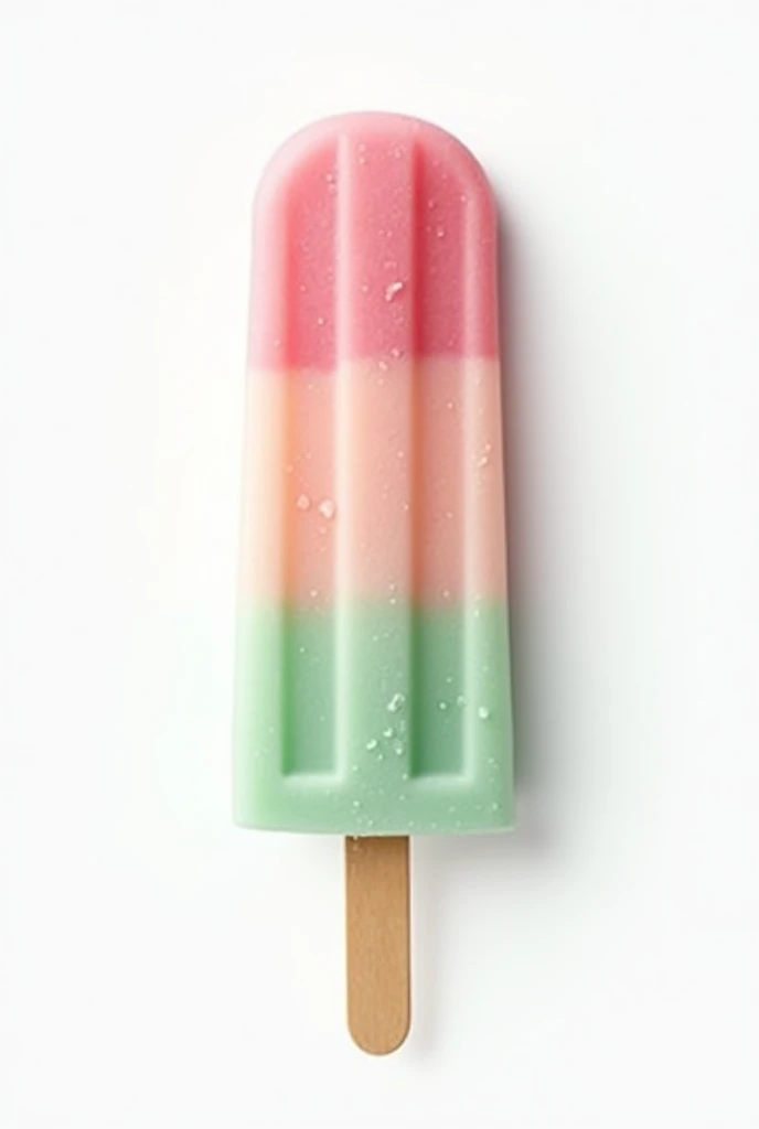 ice pop or popsicle. minimalist. color reduction. ice pop creamy and delicious.