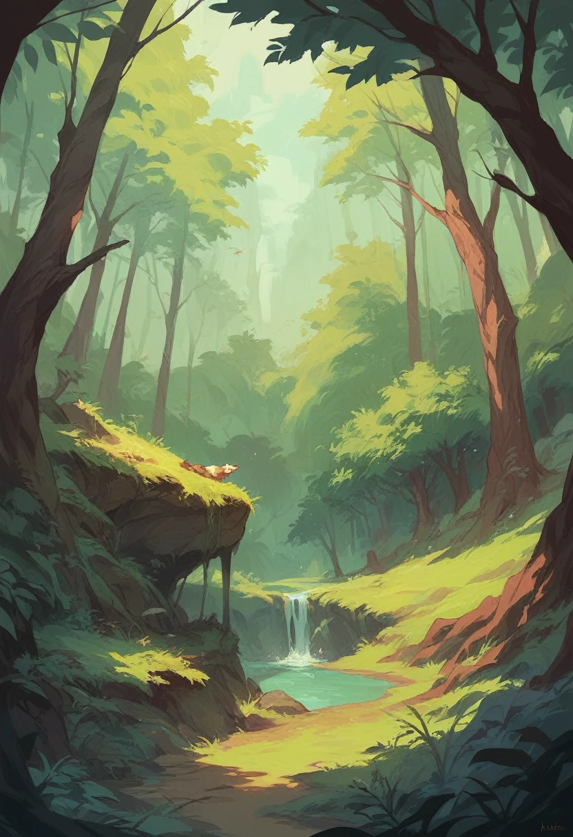 Forest surrounded by nature
