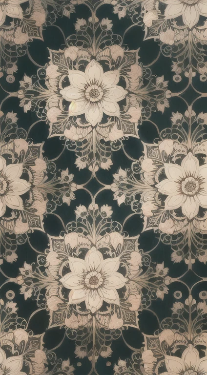 Vintage seamless wallpaper pattern. floral, colorful, printing, design, white, seamless, tileable, ornament.