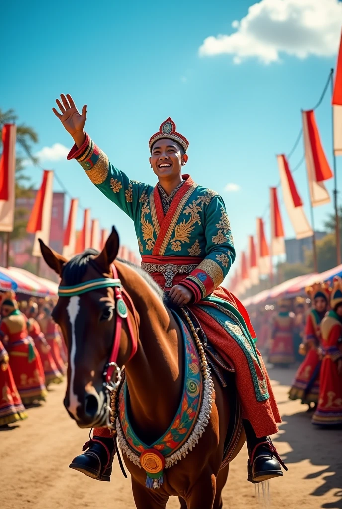 make it more detailed like there is gumul, horsemanship, reog and others. Just make a simple greeting