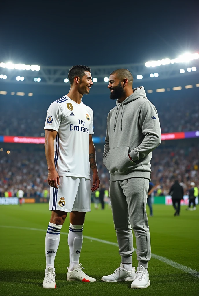Show me Ronaldo staying in Real Madrid and met drake