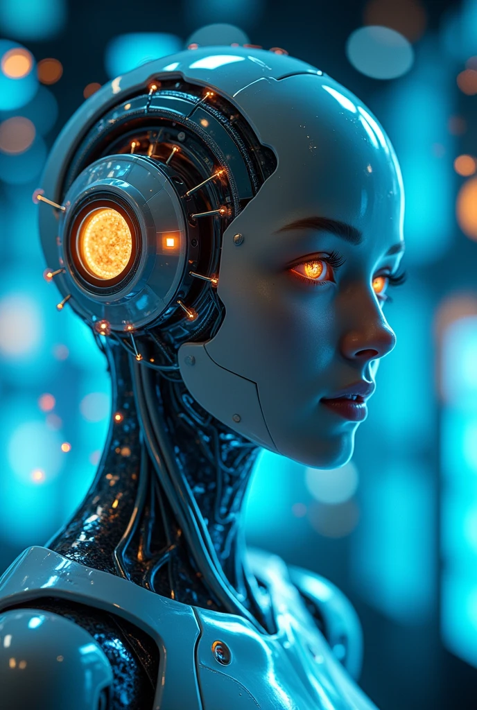 rings in ear of artificial intelligence model
