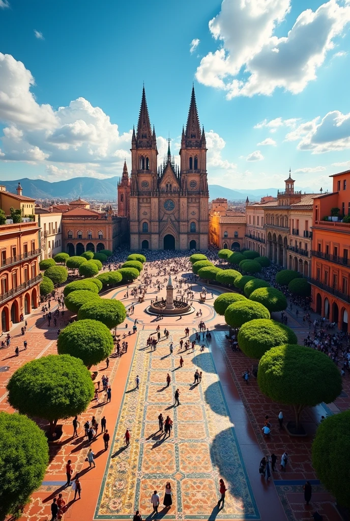 Seville (Spain) in a single image