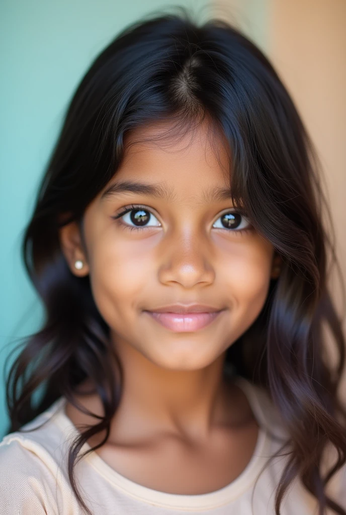 Indian girls White skin blue Eyes Real look. Passport size photo