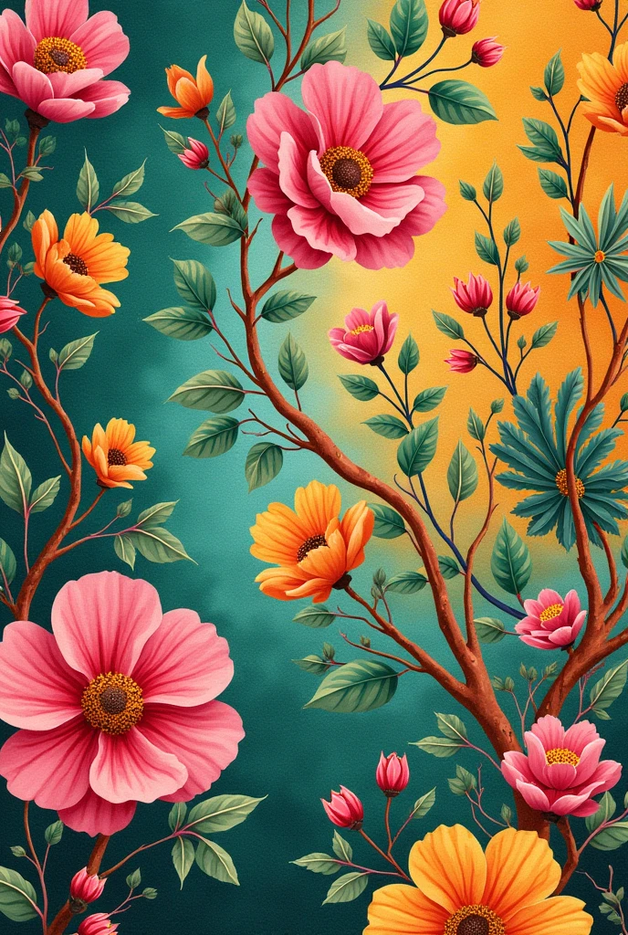 A floral women clothing art for my brand naazique. Please don't show womens