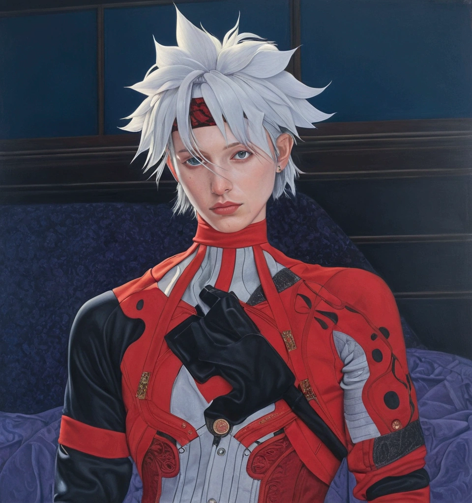 hyperrealism, man