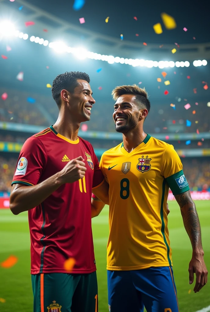 Show me Ronaldo and meet Neymar 
