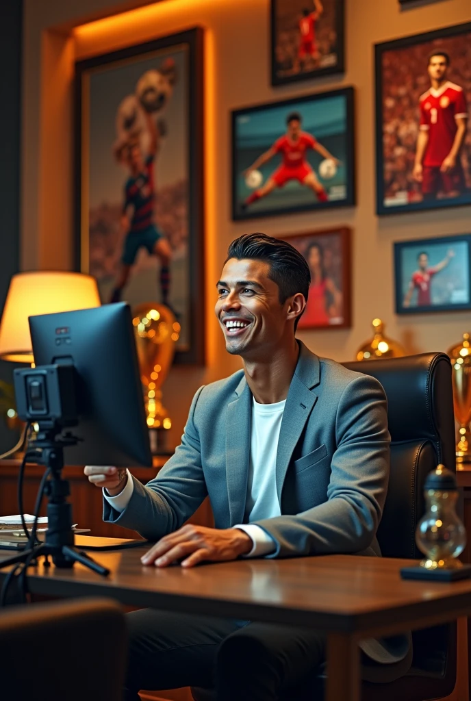 Show me Ronaldo making YouTube