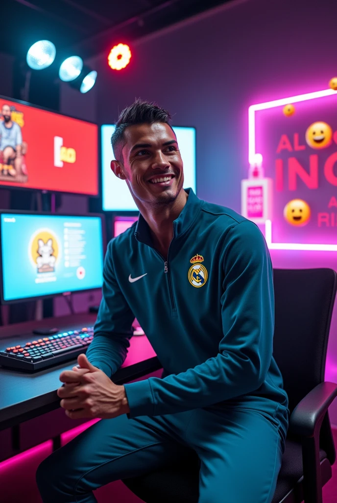 Show me Ronaldo making YouTube