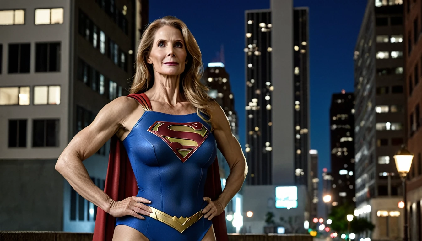 (((Supergirl Julie Hagerty))) Superstrong Superold woman Julie Hagerty naked, flying at night between buildings; strong pussy (sexy); big and firm chest; strong breasts; arms crossed.. HD. Photograph, ((realism)), extremely high quality RAW photograph, ultra detailed photograph, sharp focus, high resolution, (detailed skin:1,3),high quality, film grain, Fujifilm XT3,Highly Detailed, movie, (Cinematic Photo:1.3) of (Realistic:1.3)