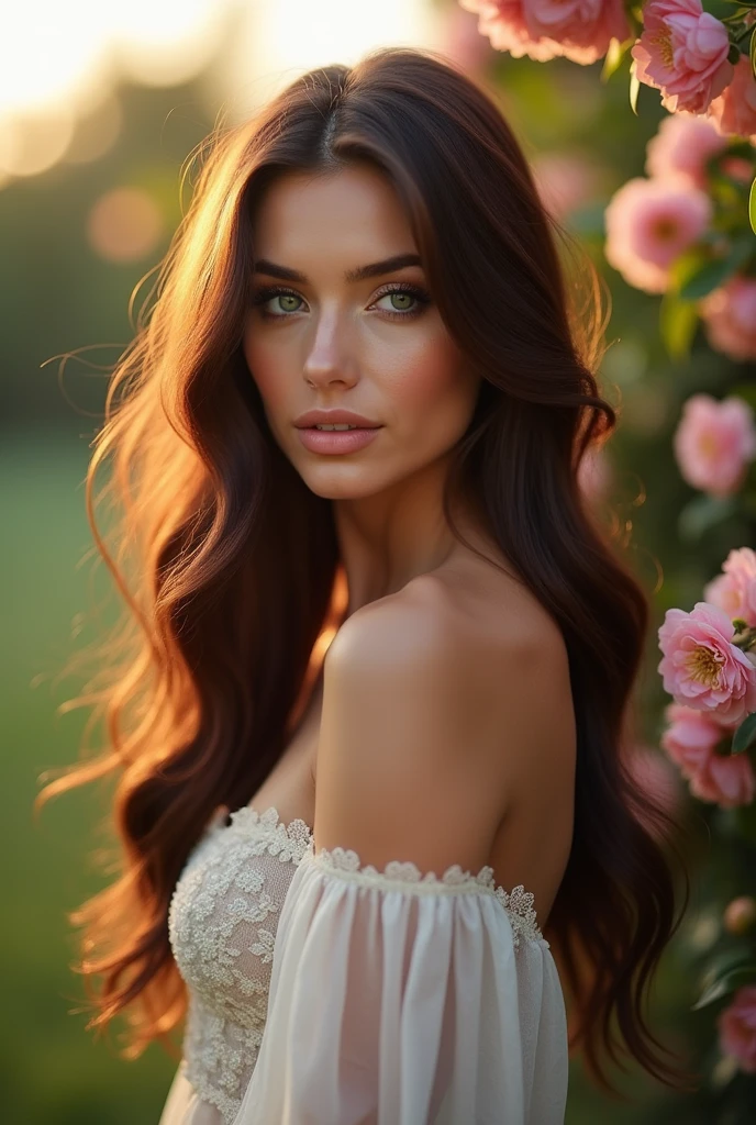 The most beautiful brunette woman in the world