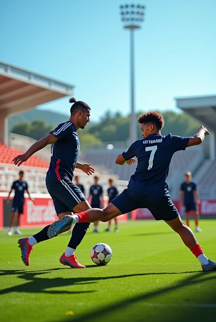 Show me Ronaldo training with Mbappe 