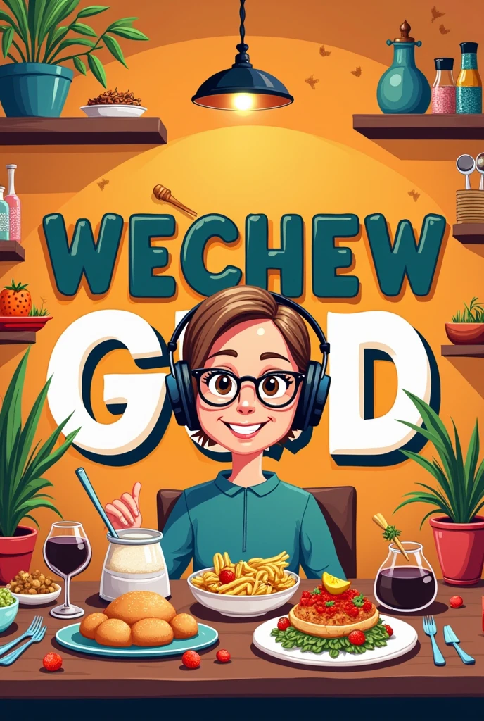A brand name for podcast show named Wechew Gud 

