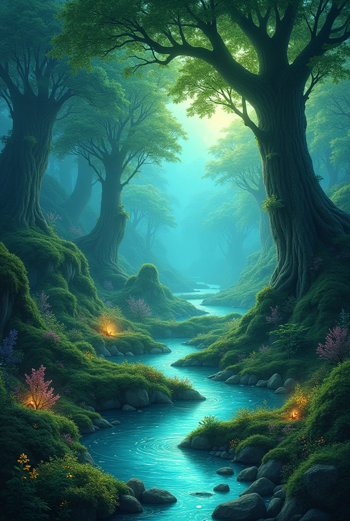 A fictional magical continent