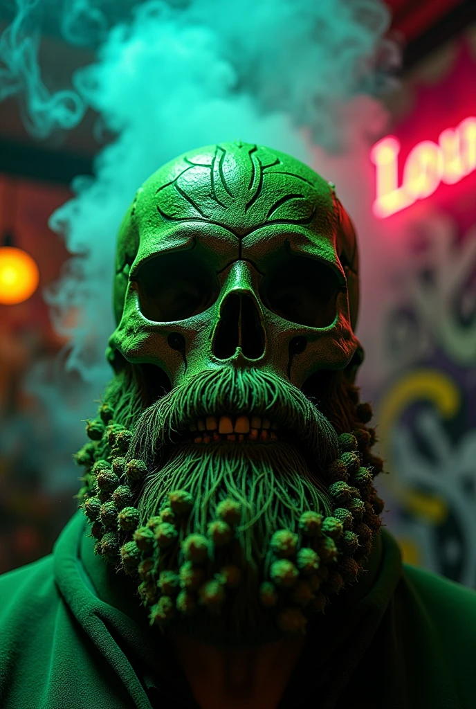 Beard Skull cannabis 