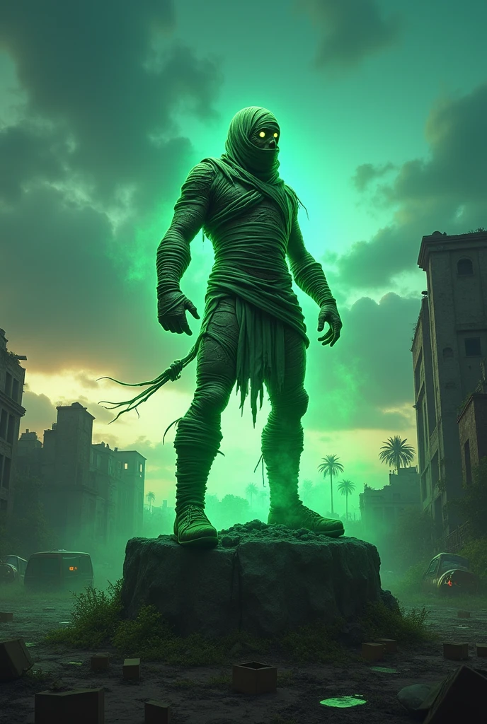Green mummy skin pubg mobil