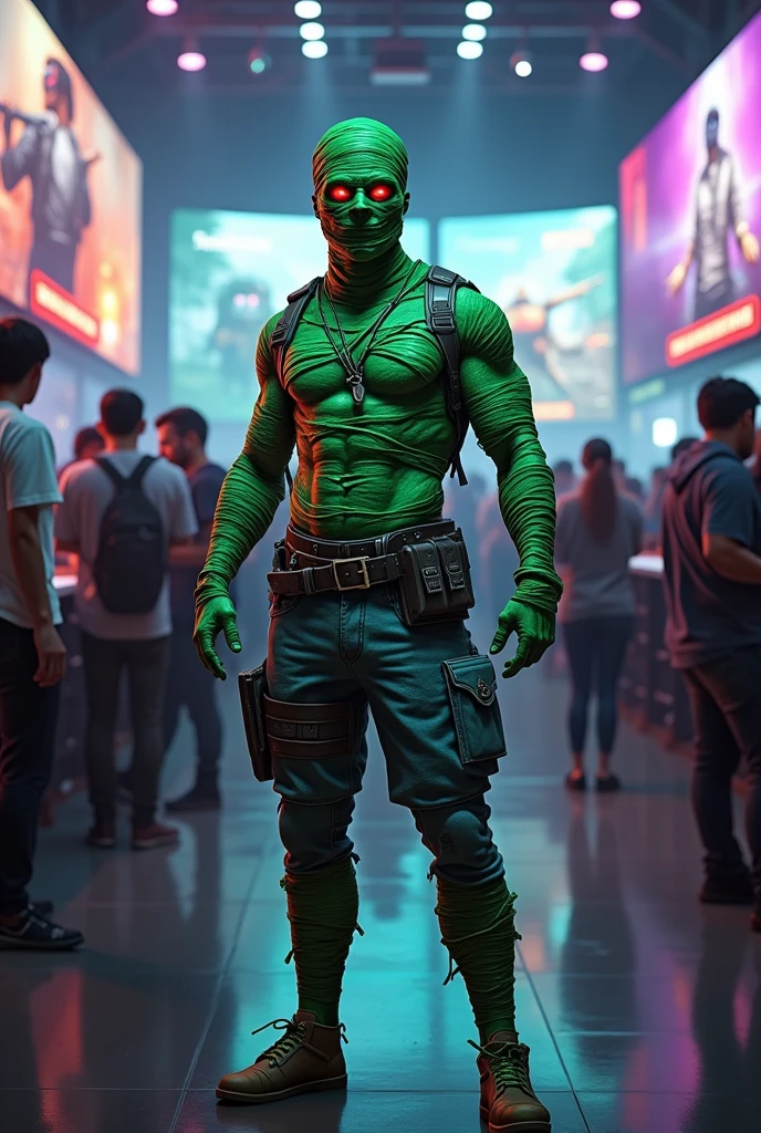 Green mummy skin pubg mobile
In the lobby 
