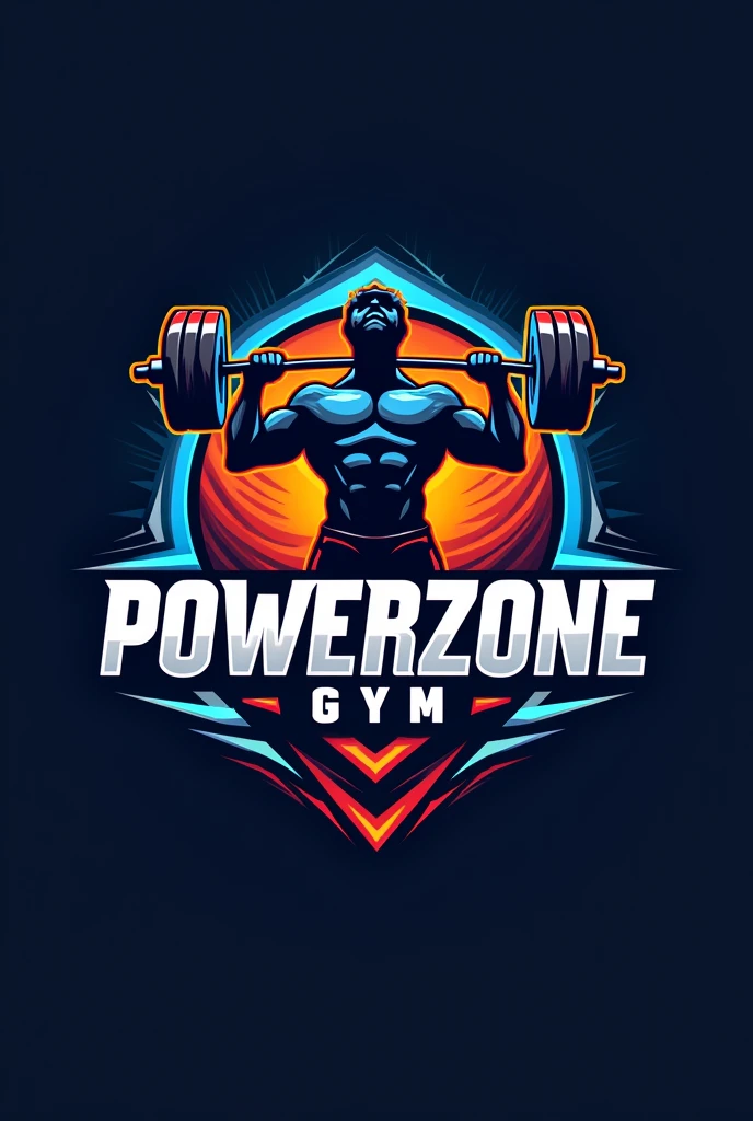 Create a logo for a gym called Powerzone Gym A.s