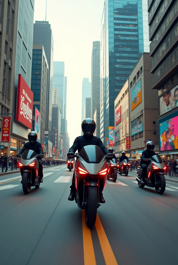 Motorized messenger card service