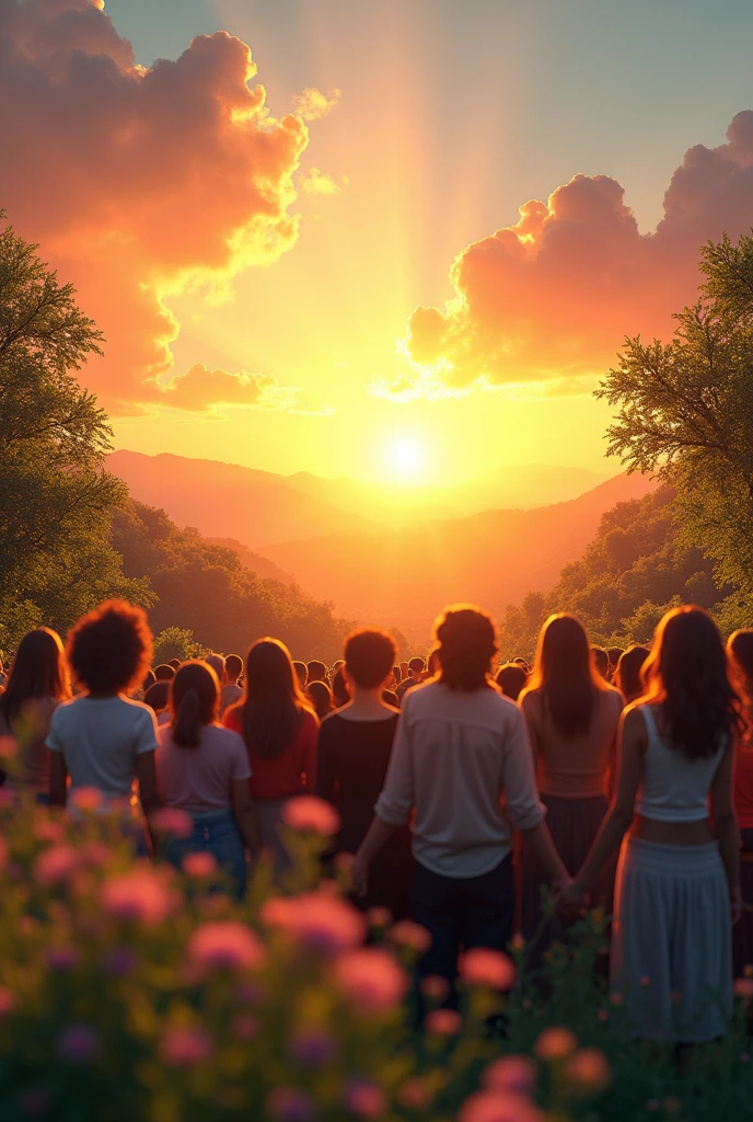 create an image that reflects hope