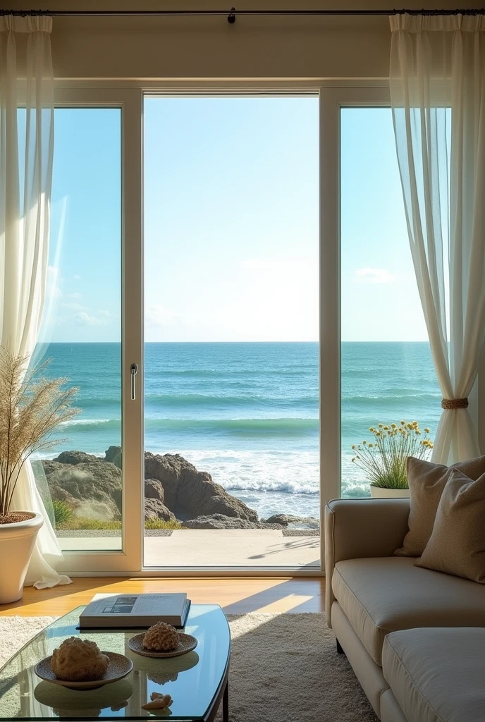 Room with sea view without people