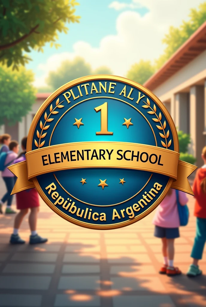Elementary School N°1 República Argentina Badge
