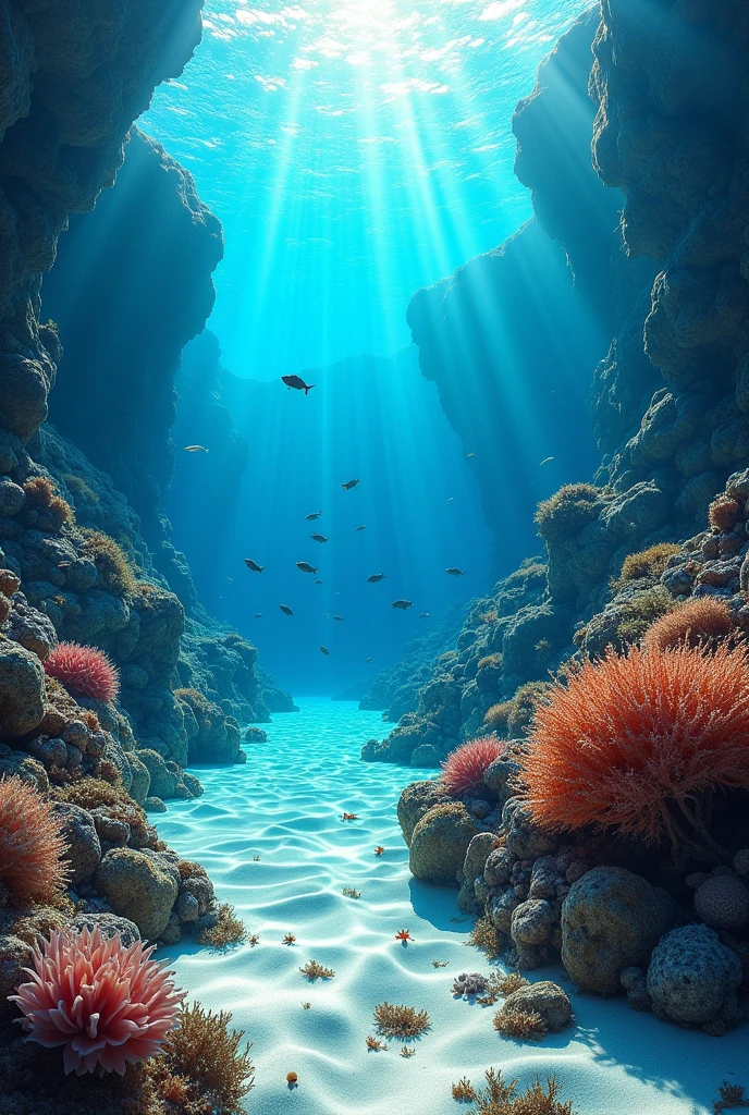 An aesthetic  view of under sea