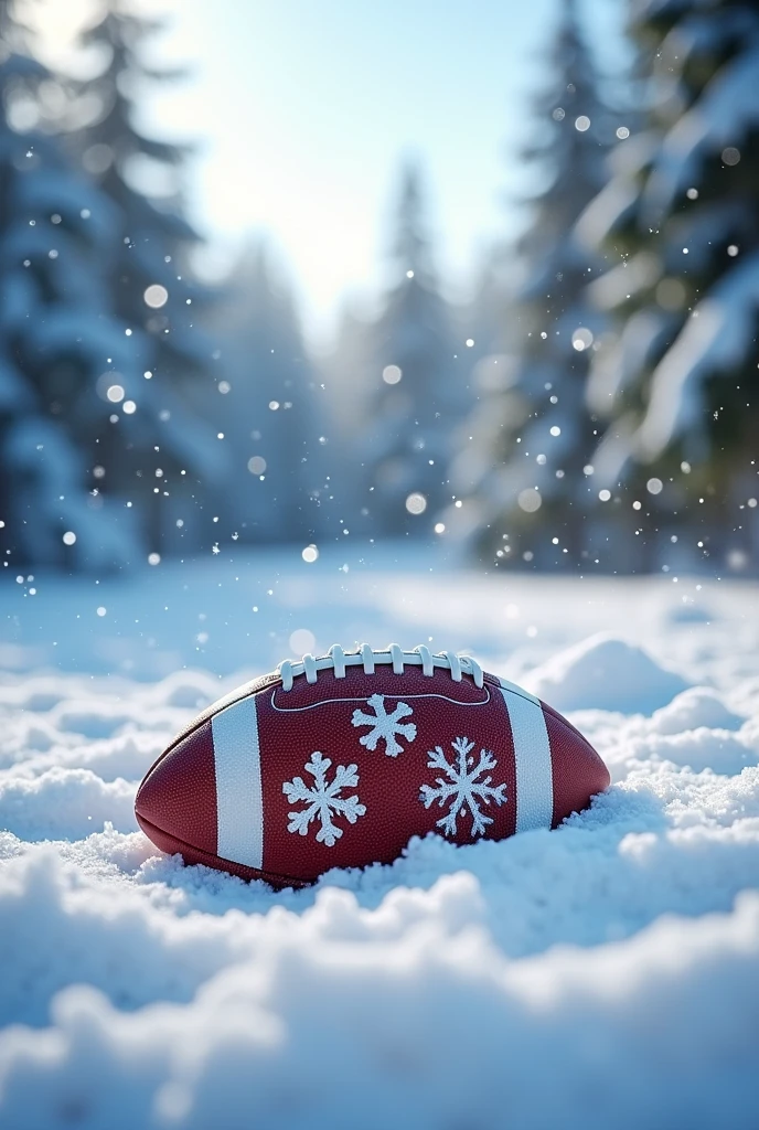 An image for a football page related to snowflakes