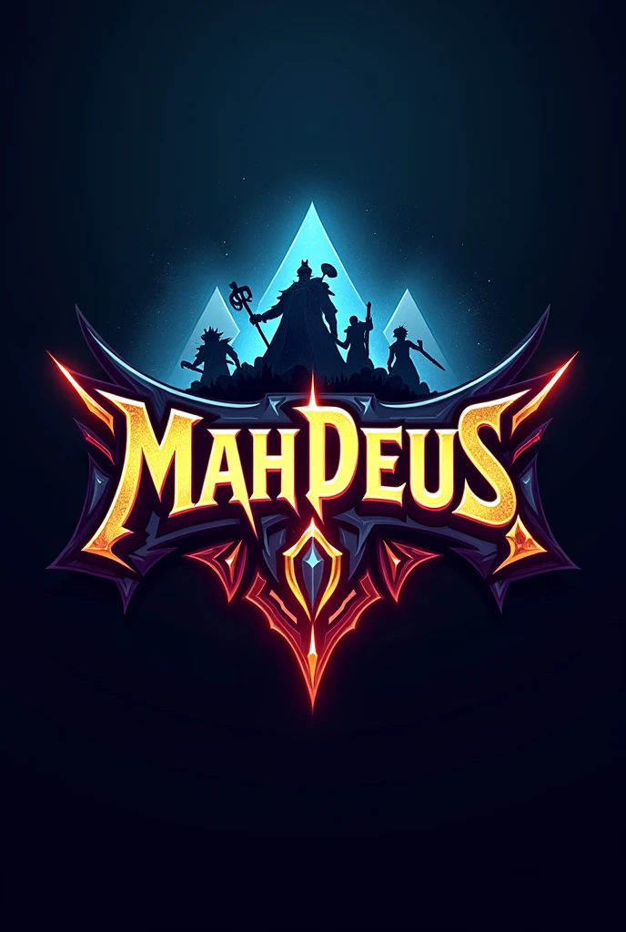 A logo with the name MahDeus, for my Youtube channel that is dedicated to the game Wild Rift.