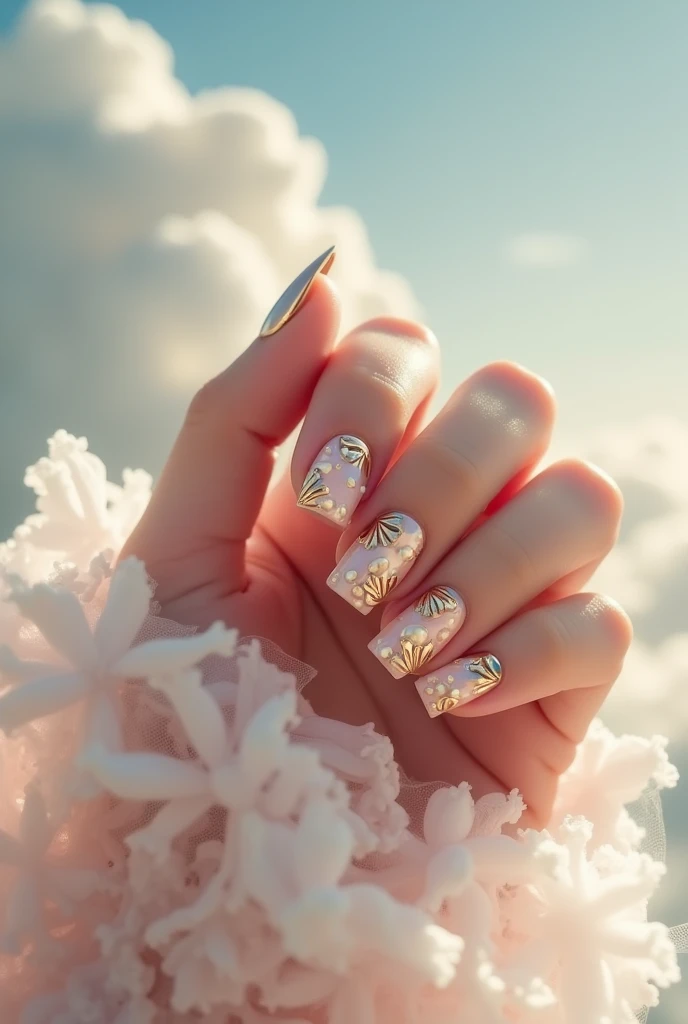 Aphrodite-inspired nails