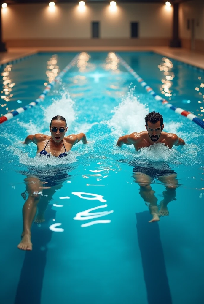 good and bad posture in swimming
