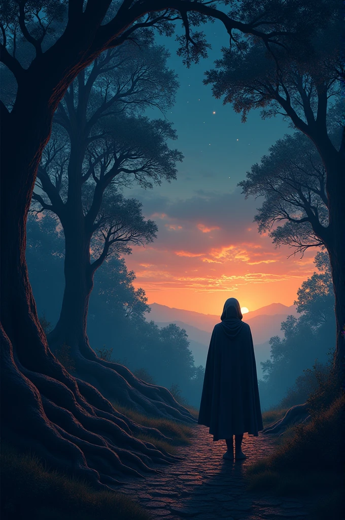 As nightfall approached