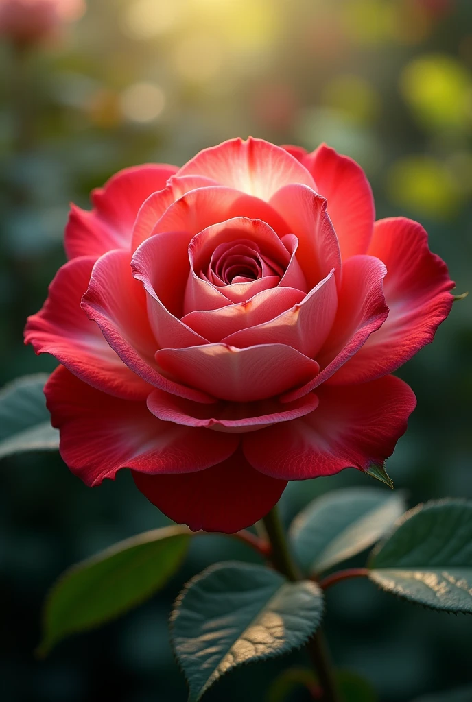 Best quality, a high resolution, beautiful detailed, extremely detailed, perfect lighting, rose within a rose