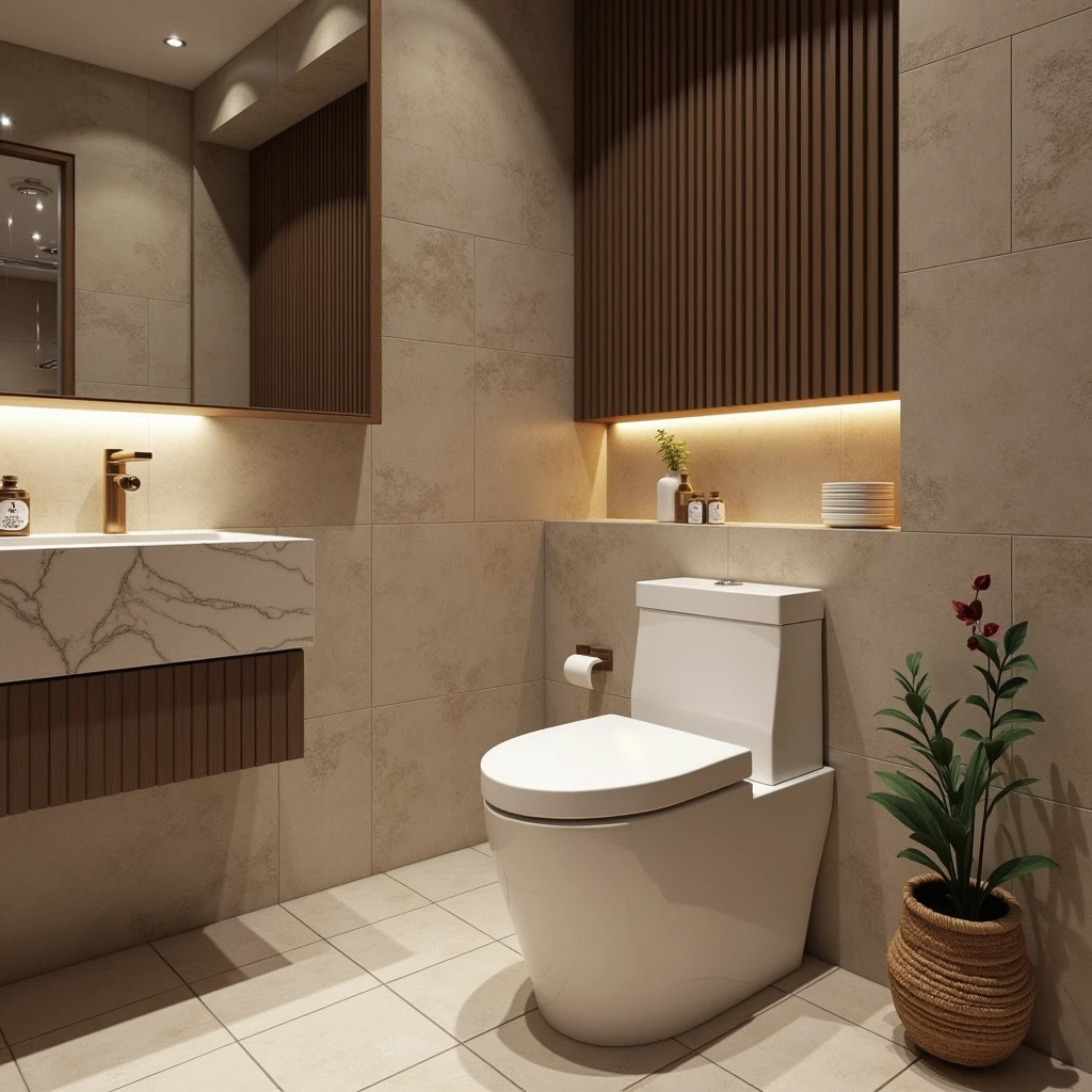 Create a really cool toilet and a Japanese look