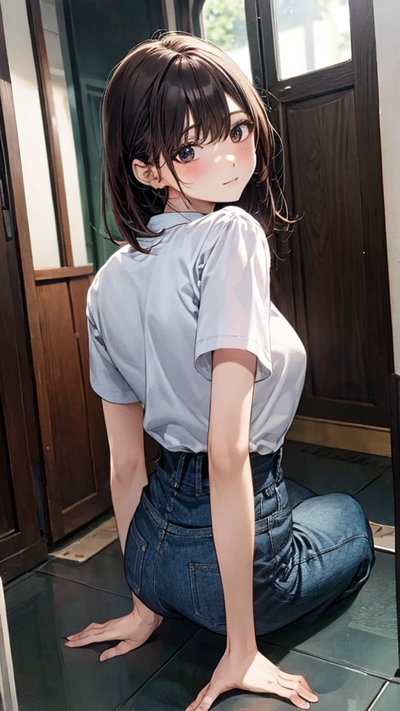 On all fours、Look back over the shoulder