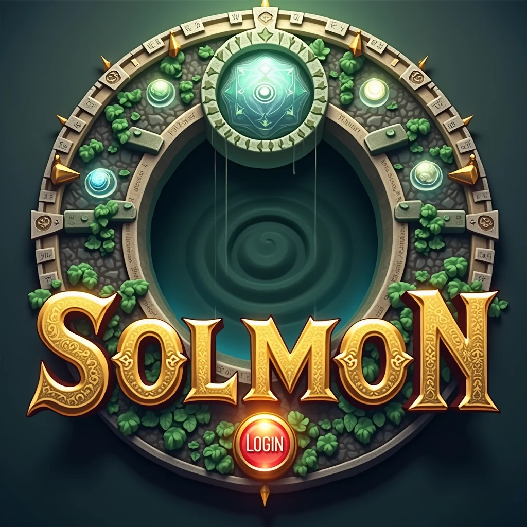 Design a visually engaging and immersive login menu for the SOLMON game, using a 3D stylized art style with a medieval elemental theme. The menu should be set within a mystical, ancient environment that reflects the game's elemental themes. The background should feature a swirling galaxy with hints of elemental energies—glowing embers, shimmering water, and vibrant earth tones—intertwined with ancient, weathered stone textures and runic symbols, creating a visually captivating scene.
At the center of the screen, place the SOLMON logo prominently, with the text rendered in a rich, gold color that exudes a sense of power and ancient wisdom. The logo should have a glowing, animated effect, reminiscent of a legendary artifact. Below the logo, include input fields for the username and password, designed with a medieval interface featuring stone-carved edges and subtle elemental accents.
Add a 'Login' button that stands out with a glowing aura, surrounded by ancient runes that pulse with energy, inviting the player to enter the game world. The button should have a metallic finish, giving it the appearance of a well-forged, enchanted item.
In the corners or subtly integrated into the background, include small, animated icons representing the different elemental creatures from the SOLMON universe. These icons should have a stylized, medieval look, with each representing fire, water, earth, and air elements in a way that adds to the overall theme without distracting from the central focus of the login menu.
Ensure the design is intuitive, user-friendly, and visually striking, creating an exciting and epic first impression that sets the tone for the SOLMON gaming experience