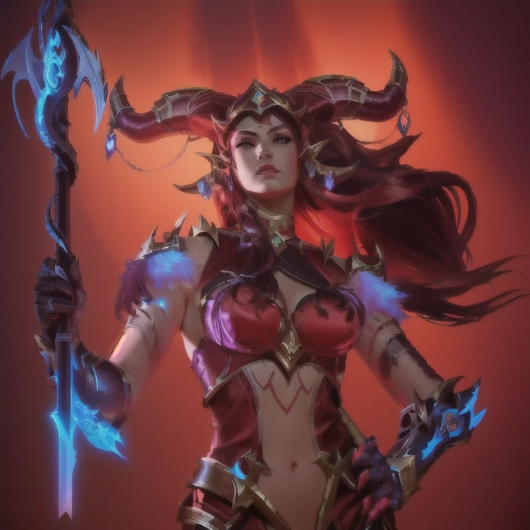 a woman in a costume holding a sword and a sword, alexstrasza, ne zha to hurt, diablo 4 queen, dota character, war character, storm heroes art, 8k hd wallpaper jpeg artifact, hd 8k wallpaper jpeg artifact, Hero character art, epic and exquisite character art, Diablo 4 Lilith