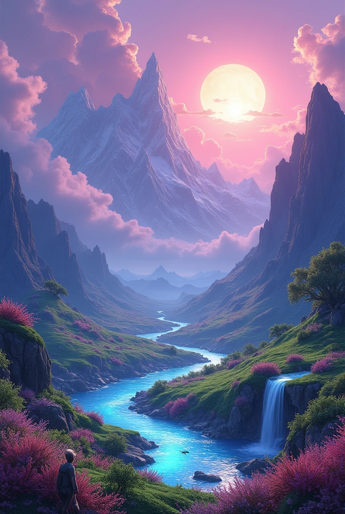 Imagine you're designing a new planet that could support life. And show some of its important factors. Please show me a real planet not just a place