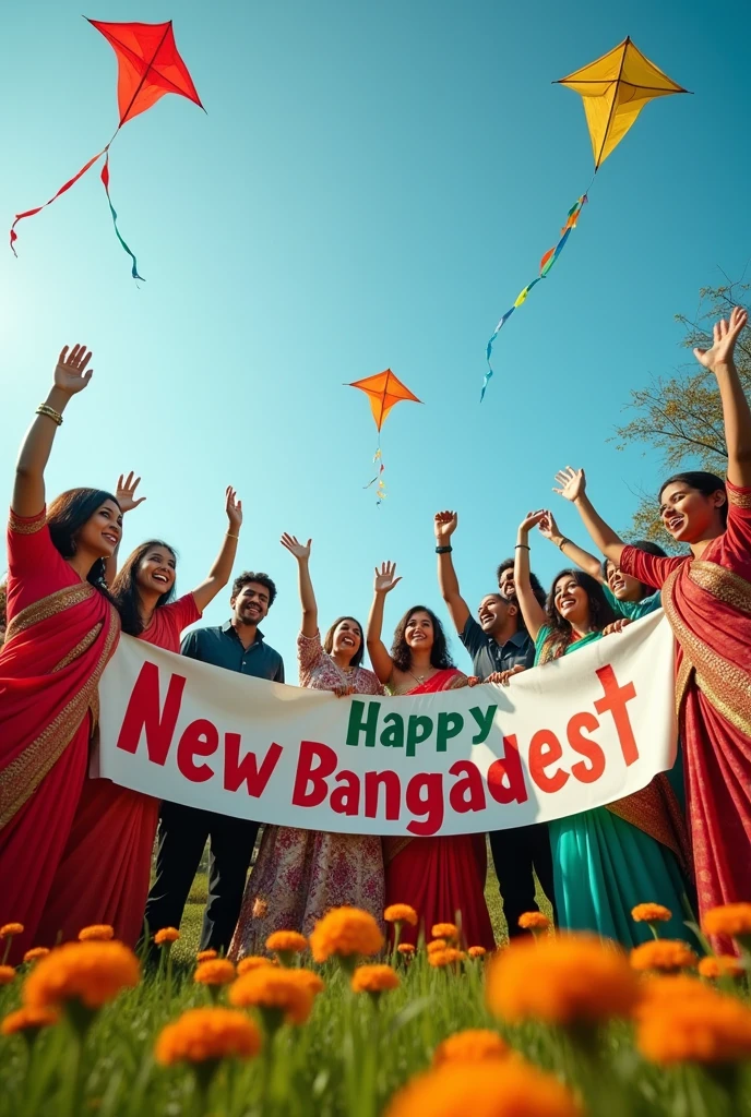 People of Bangladesh celebrated their new Bangladesh (10 people just)