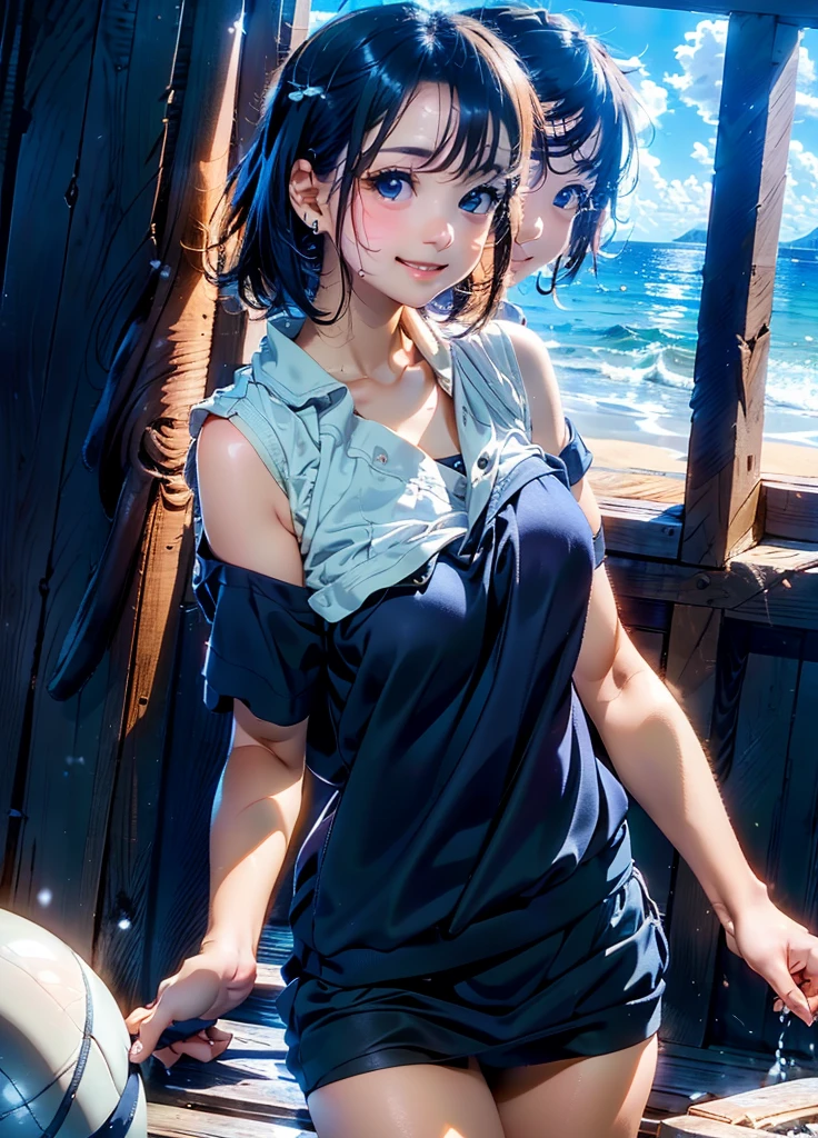 (RAW Photos:1.2),(Realistic:1.4),(masterpiece:1.3),(Highest quality:1.4),超High resolution, High resolution,8K resolution, dream-like, Check the explanation,Clarification Request,scenery,((No text)), alone focus, (whole body),View your viewers, (Fine grain),(Detailed facial features), (Detailed clothing features), (Shiny skin),(Slender girl),(Slim girl), (One girl,alone), Happy, (smile), (Small breasts), mini skirt,T-Shirts,(A is seen from below.:1.4)