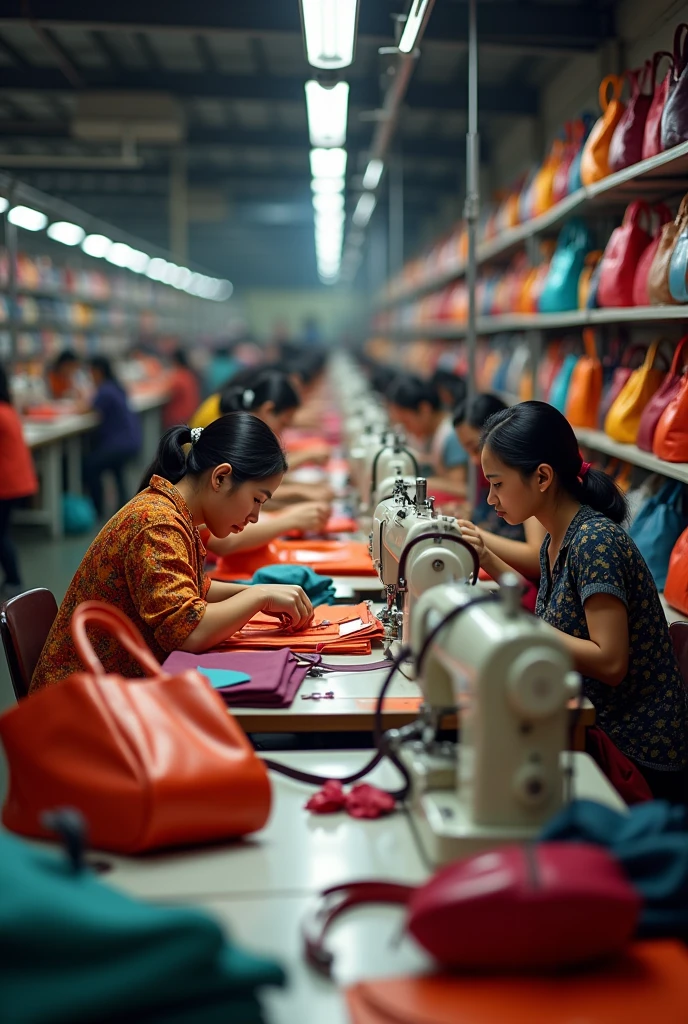 Bag factory photo