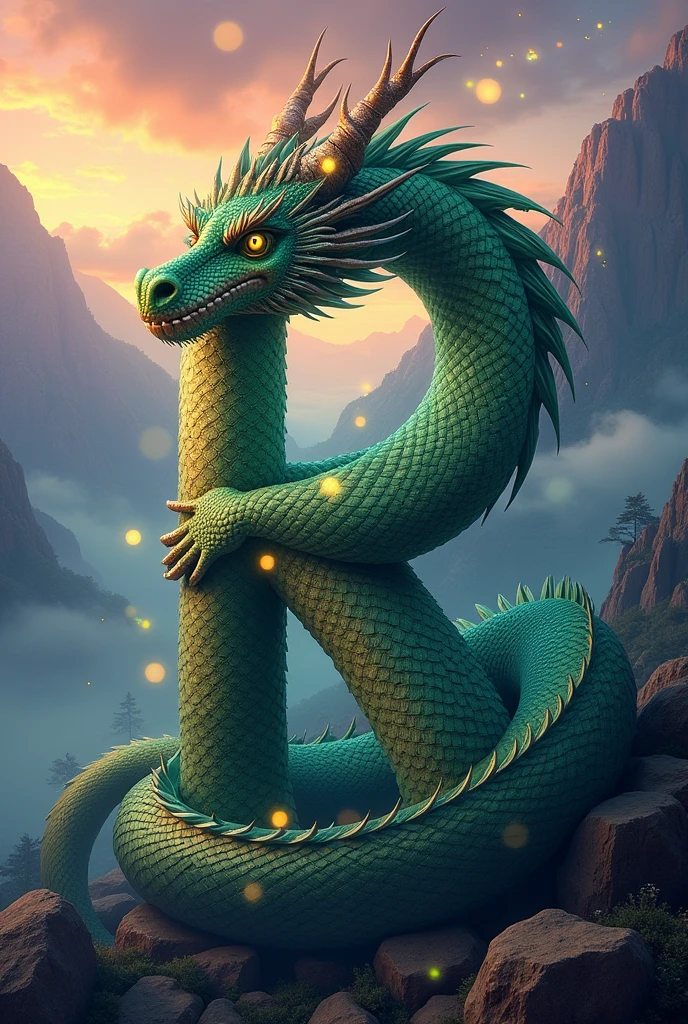 Dragon letter r