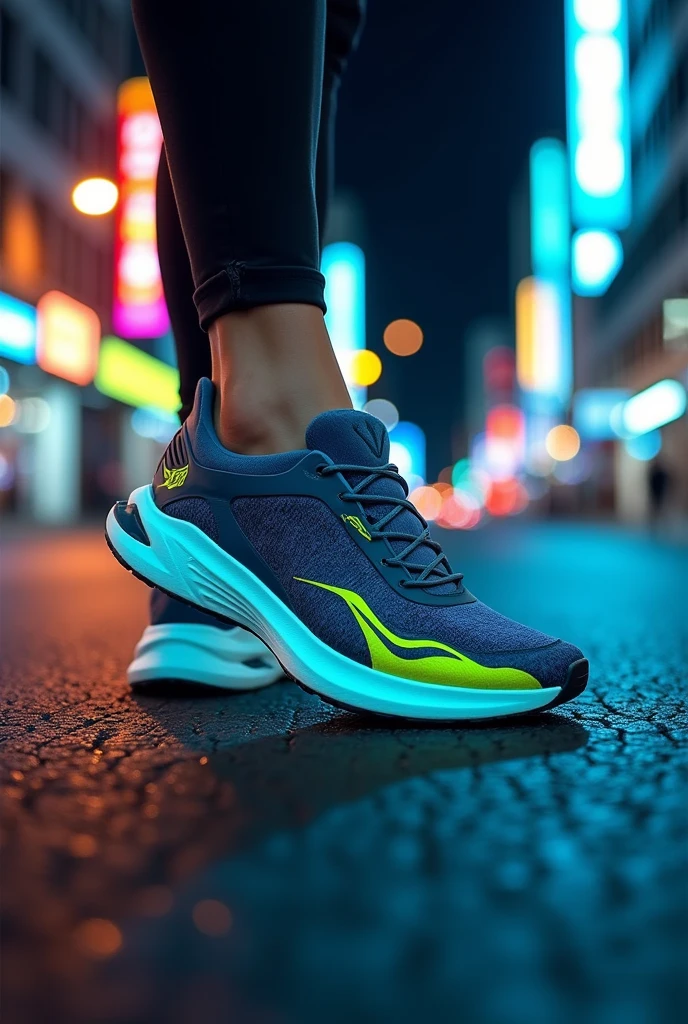 Create a unique athletic footwear model